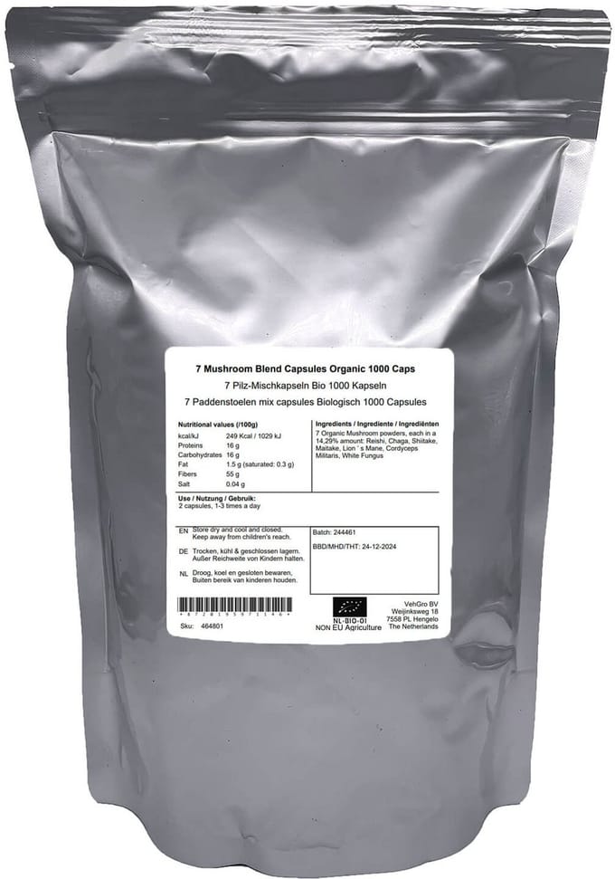 7 Paddenstoelen mix Capsules - 1000 Capsules - VehGro