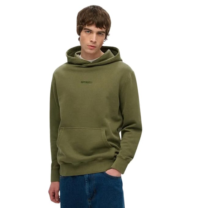 Superdry - Hoodie met micrologo - Heren - Hoodies