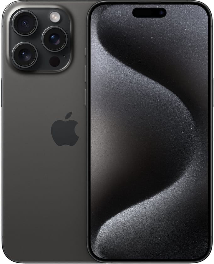 Apple iPhone 15 Pro Max - 512GB - Zwart Titanium