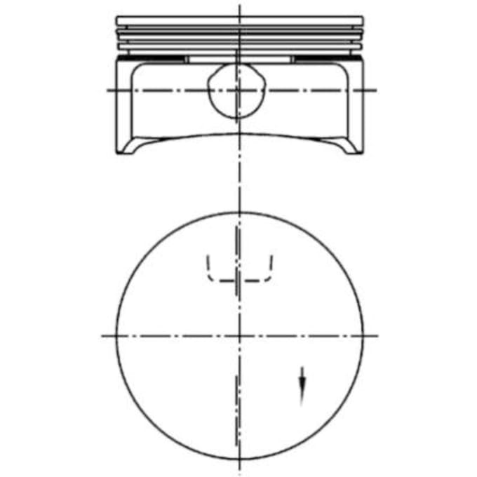 Zuiger KOLBENSCHMIDT 99741601
