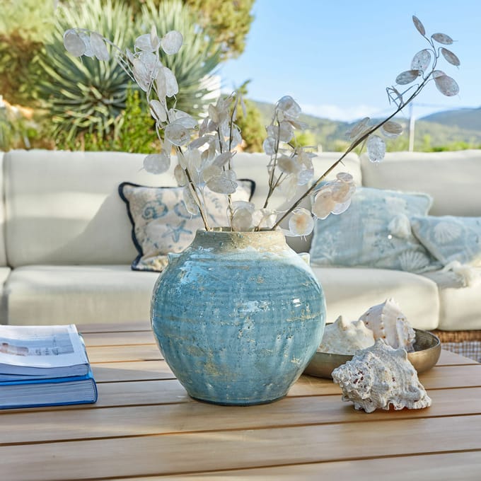 LOBERON Vaas Trevigno blauw