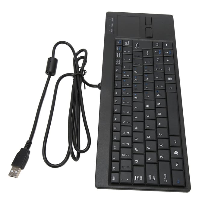 Industrieel Toetsenbord Touchpad Bedrade Verbinding X Schaarvoet Plug and Play IPC Toetsenbord voor