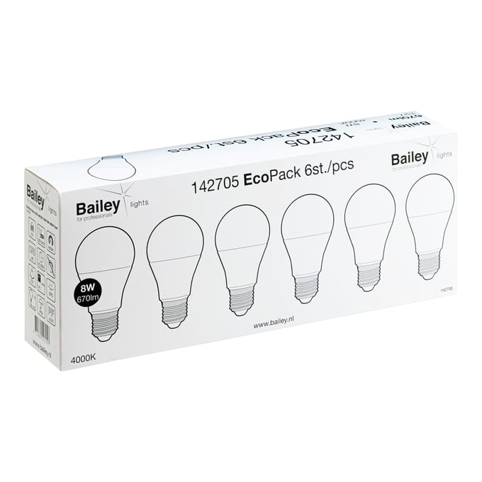 Bailey EcoPack LED-lamp - 142705 [6 stuks]