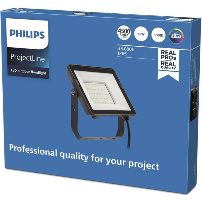 Philips LED ProjectLine 8719514954410 LED-schijnwerper 50 W Lichtkleur (naam): Warmwit