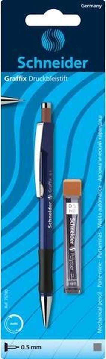 Vulpotlood Schneider Graffix - 0 - 5mm blauw met refills