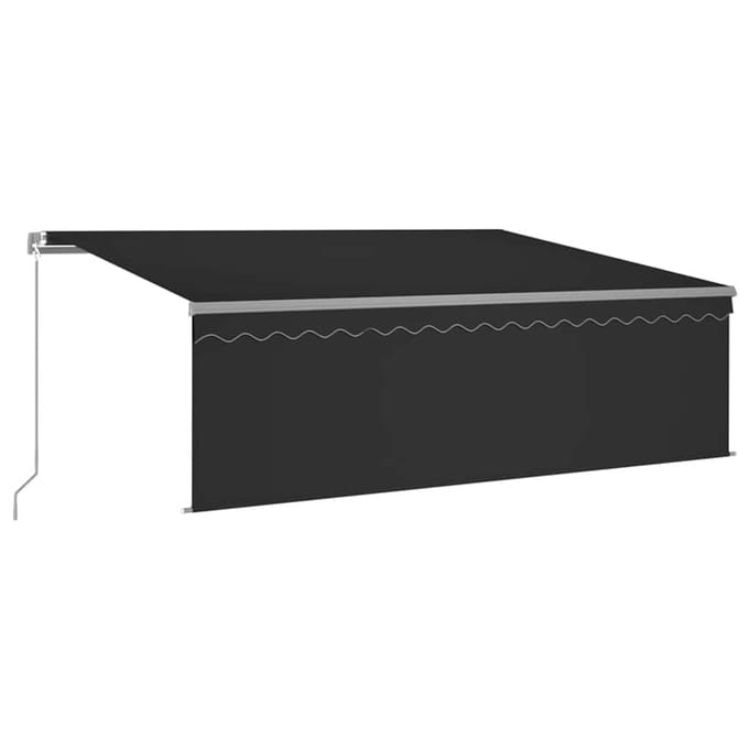 vidaXL - Handmatige - zonnetent - met - zonne-energie - ledverlichting - 4,5 - x - 3 - m