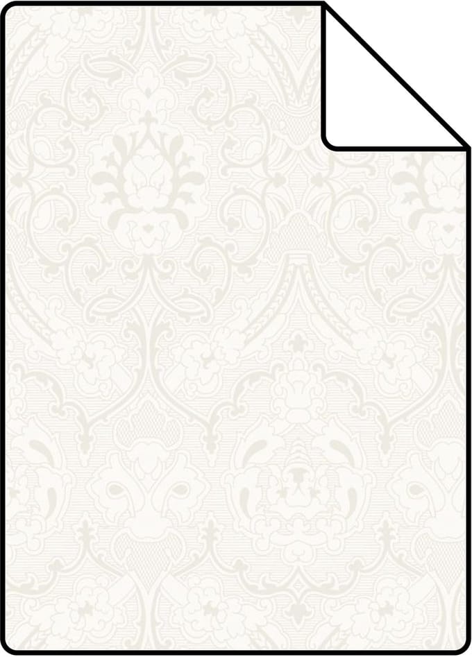Proefstaal Origin Wallcoverings behang ornamenten wit - 26,5 x 21 cm - 346240-S