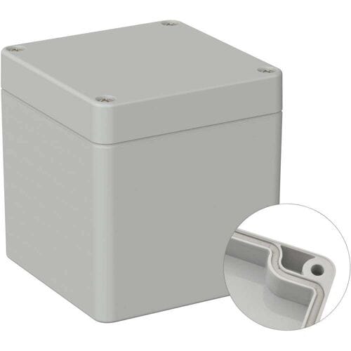 TRU COMPONENTS TC-9065496 Outdoorbehuizing 82 x 80 x 85 Polycarbonaat Grijs-wit (RAL 7035) 1 stuk(s)