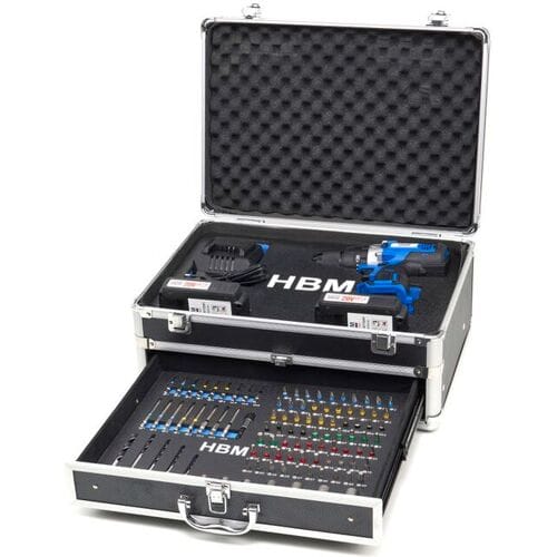 Professionele 20V 2.0AH Accuboormachine met 100 Delige Accessoiresset