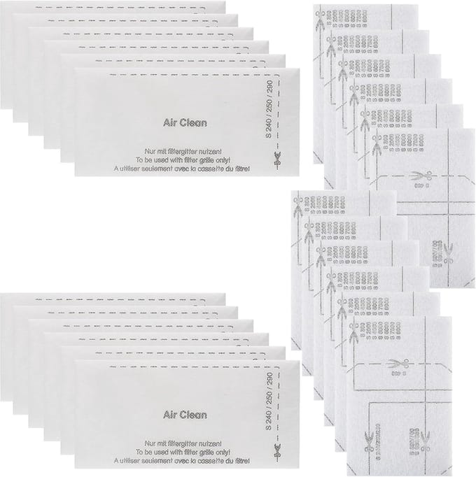 Filter en filterpad Geschikt voor Miele stofzuigers 20 st-Belle's product