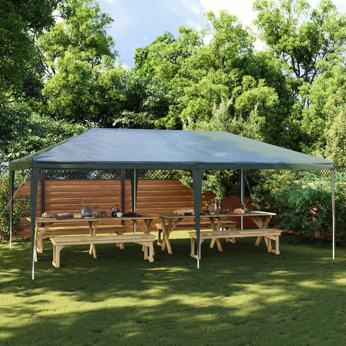 vidaXL - Partytent - professioneel - 90 - g/m² - 4x6 - m - groen