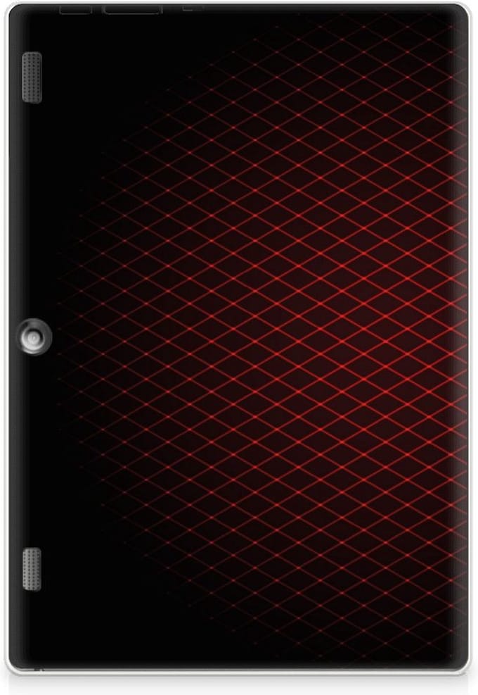 Lenovo Tab 10 | Tab 2 A10-30 Hippe Hoes Geruit Rood