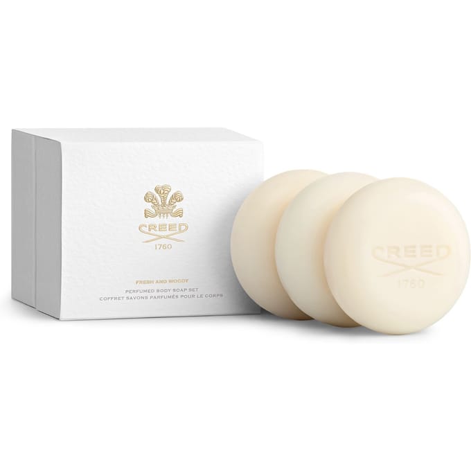 Creed Fresh & Woody Perfumed Soap Gift Set