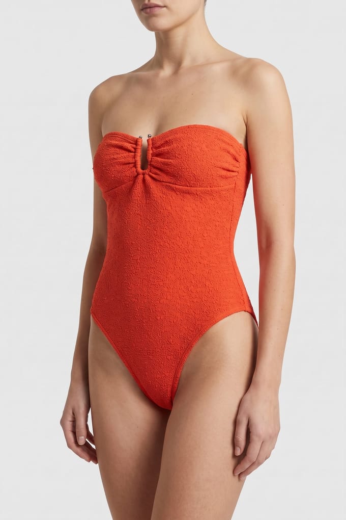 ARKET Malta Structure Swimsuit Orange Taglia: 36 | Costumi Interi Outlet | Donna | Arancione