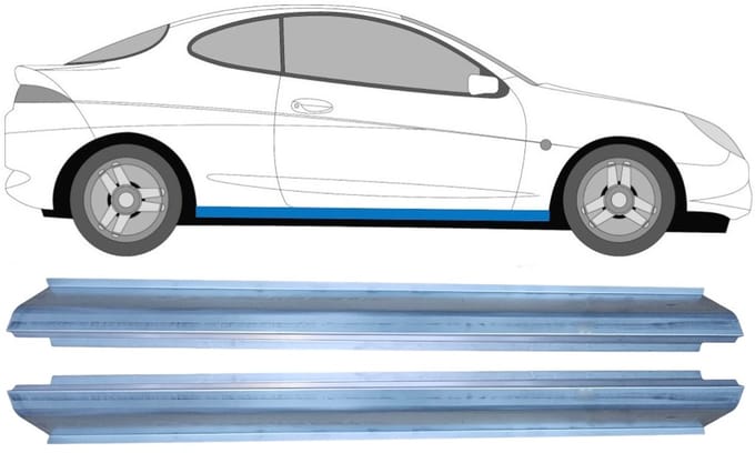 Reparatie dorpel voor Ford Puma 1997-2002 / Links + Rechts / Set