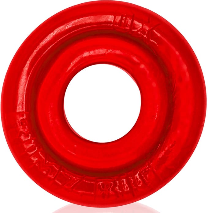 Oxballs - Rimz Big Softlips - Siliconen/TPR Cockring - Rood