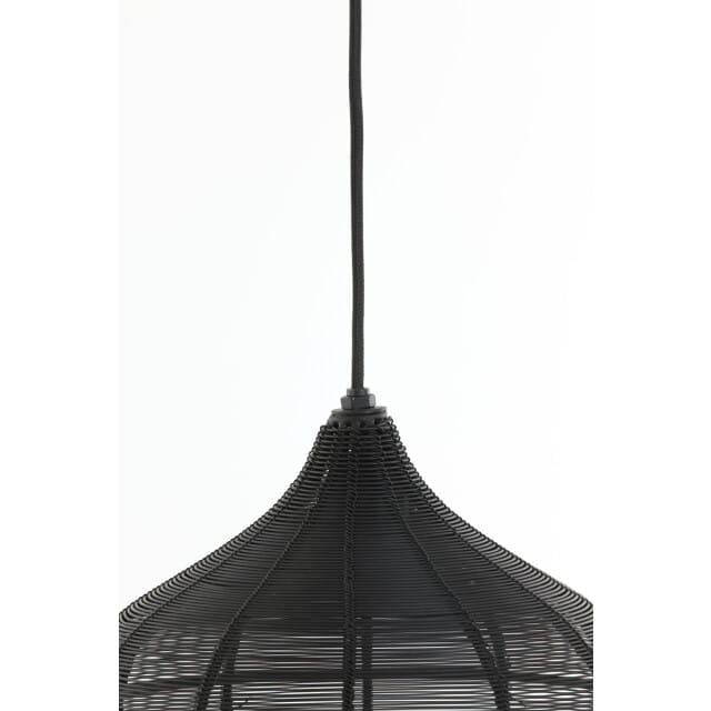 Light & Living Alvaro Hanglamp - Zwart - Ø27x29,5 cm