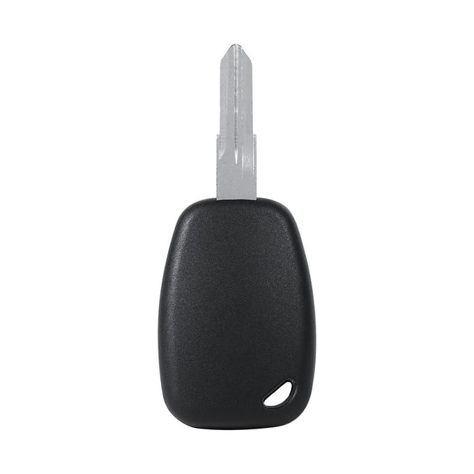 Coque de clé télécommande à 2 boutons non coupée pour Renault Kangoo Dacia Logan gray
