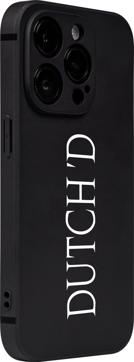 Dutch'D - IPHONE 14 PRO MAX - Telefoonhoesje - Zwart - Slim fit - Camera bescherming