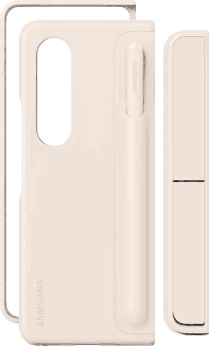 Samsung Galaxy Z Fold4 Protective Standing Hoesje Met S Pen Lichtroze