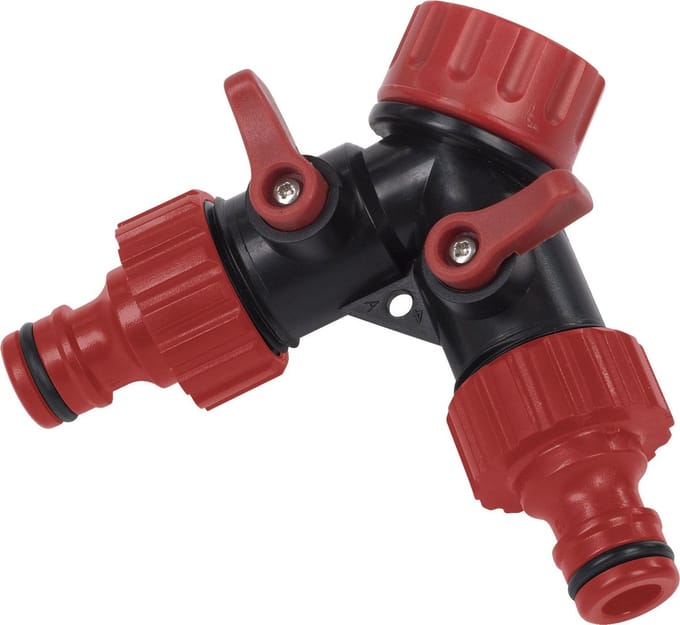 Kreator KRTGR6024 Kraanstuk 3/4" 2-weg waterverdeler