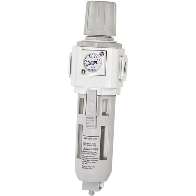 1200 l/m G1/4'' Filter-Regelaar 0.5-8.5bar Automatische afvoer - MAFR302