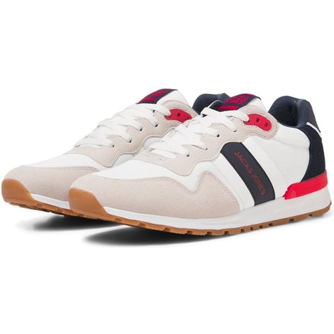 Jack & Jones - maat 42 - Stellar Mesh 3.0 Sn Sneakers Beige,Wit Man