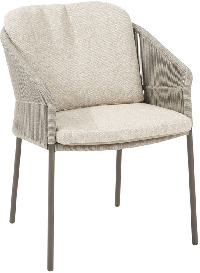 4 Seasons Florence dining chair terre with 2 cushions