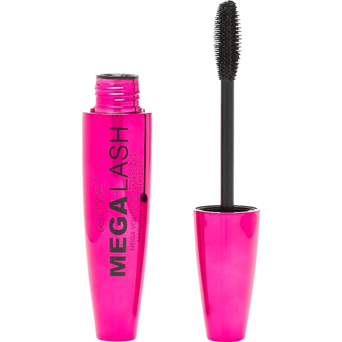 Technic Mega Lash &amp; Curve Brush Volumising Mascara Black 10 ml