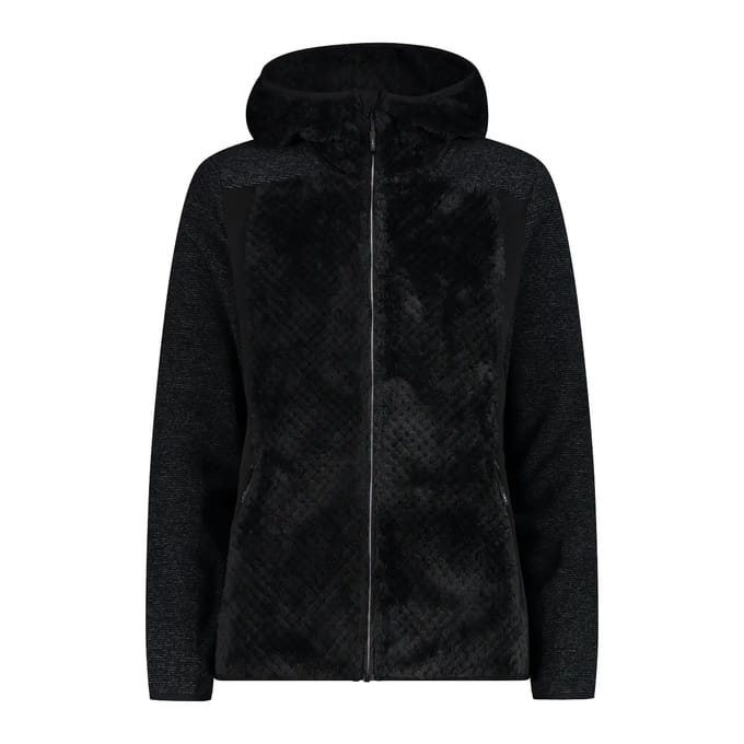 Dames fleece met capuchon CMP
