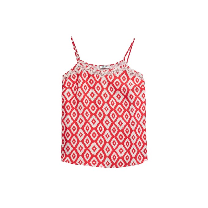 Vrouwen tanktop met motief Salsa Jeans