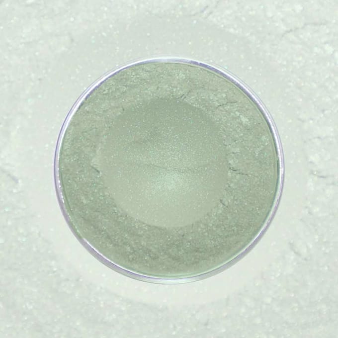 Mica Poeder - Zilver Groen - 100 gr