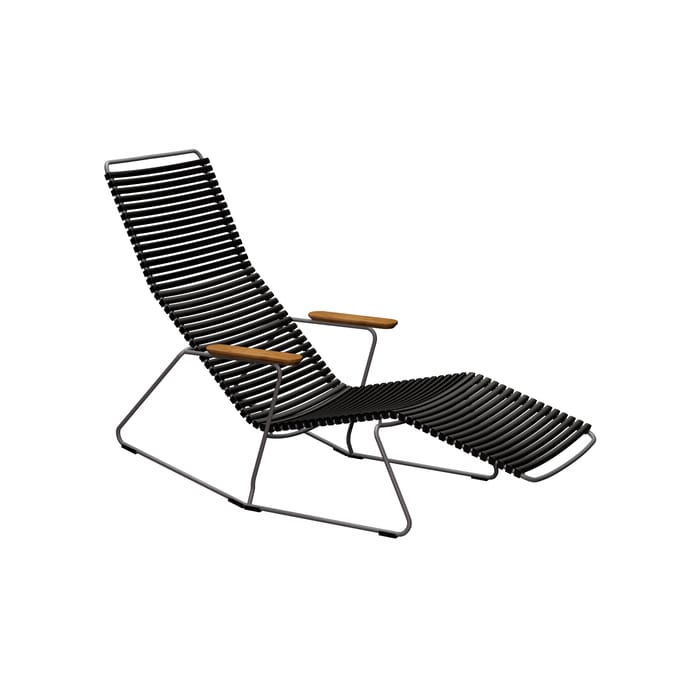 HOUE - Click Sunrocker ligstoel - zwart