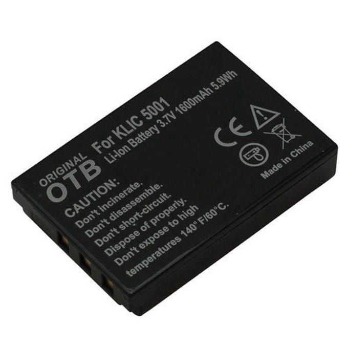 OTB Accu Batterij Kodak Klic 5001 / Sanyo DB-L50- 1600mAh