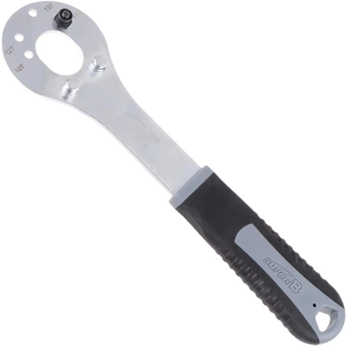 Super B Adjustable 309373645 Cassettelockring-gereedschap Zilver