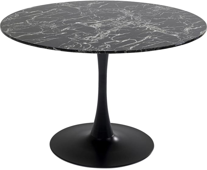 Kare Design Veneto Eettafel 110 Cm Zwart Marmer