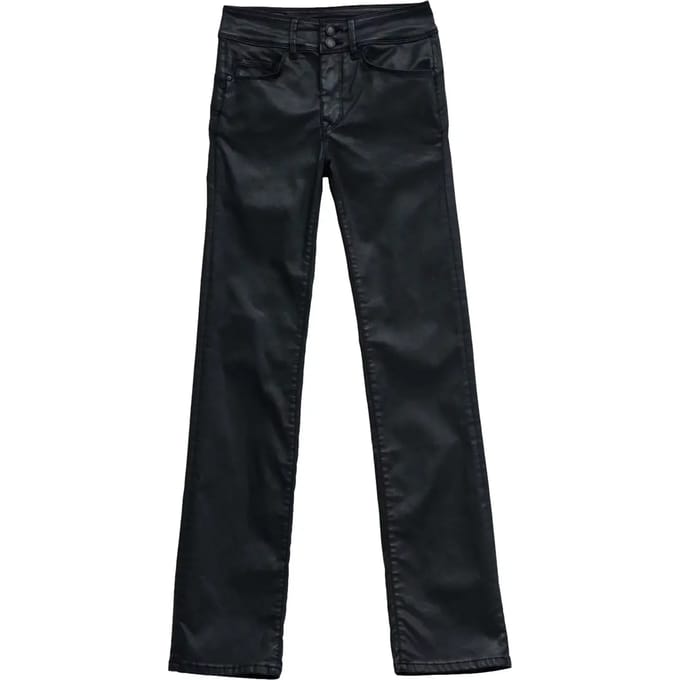 Jeans Straight in Coating Dames Salsa Jeans Secret Push In