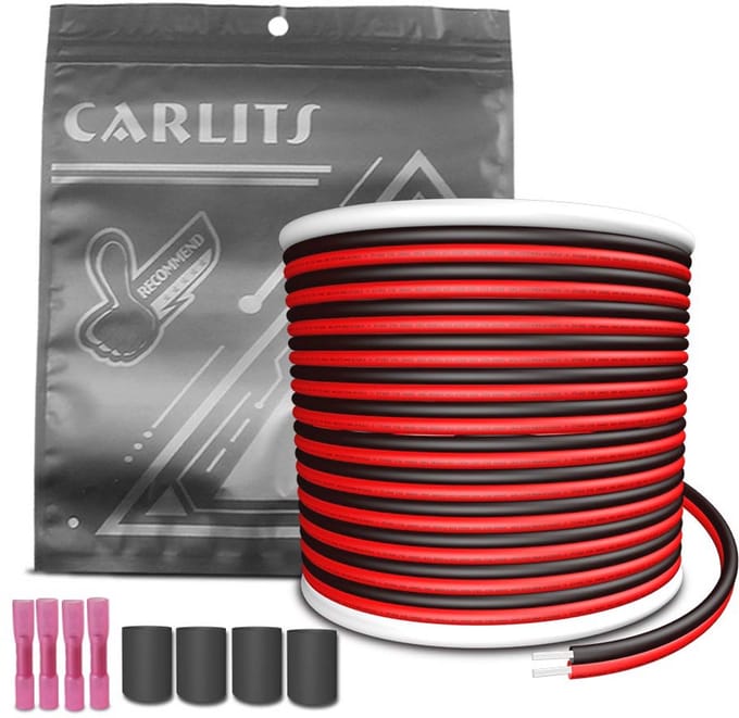 30 Meter Verlengkabel 20 AWG - Gestrand Elektrische Draad voor LED Strips en Verlichting