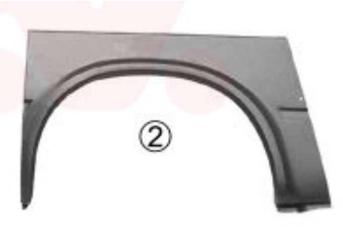 Van Wezel - ACHTER SCHERM VOOR FORD TRANSIT 1991-1994 ARC441876VWAN