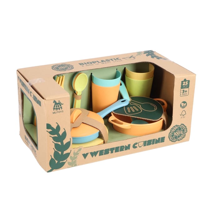 Jipy bioplastic Speelgoed Pannenset 25-delig