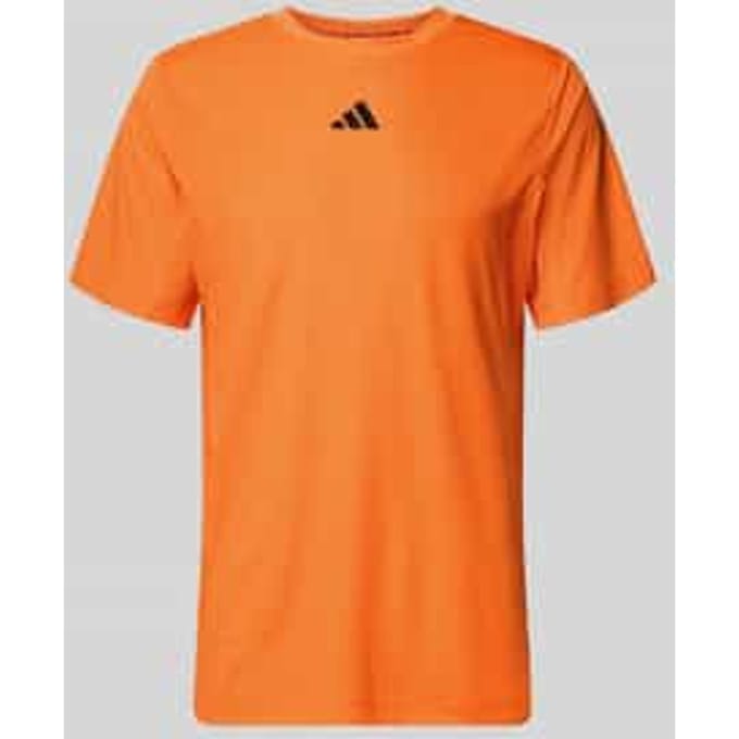 Regular fit sport T-shirt met labelprint