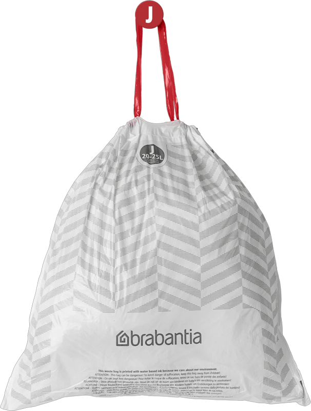 Brabantia PerfectFit Vuilniszakken - 20/25 l - Code J - 6 rollen x 20 stuks