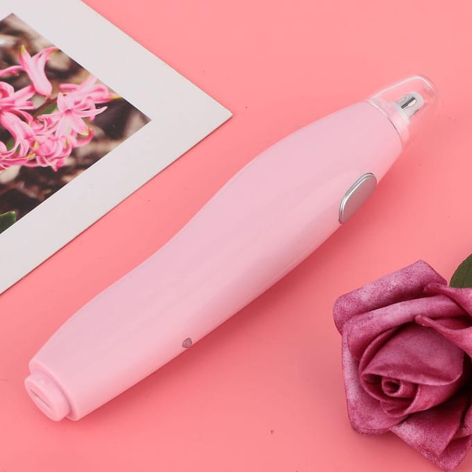 Handige Elektrische USB Oplaadbare Navulbare Gum met 16 Vervangende Vullingen (Roze) white