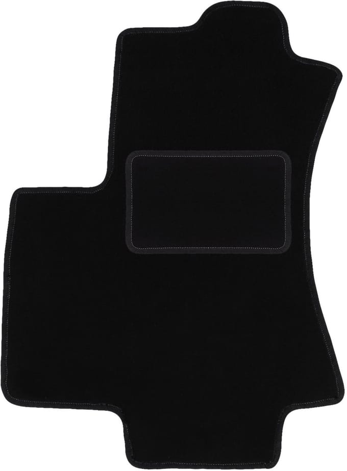 Bestuurdersmat zwart voor: Opel Zafira A minivan (1999-2005)