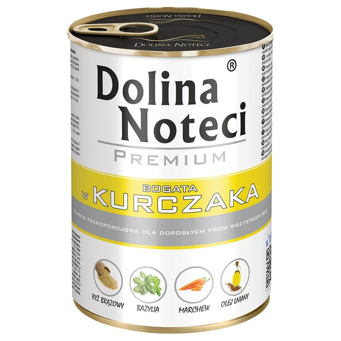 24x400g Dolina Noteci Premium Kip hondenvoer nat