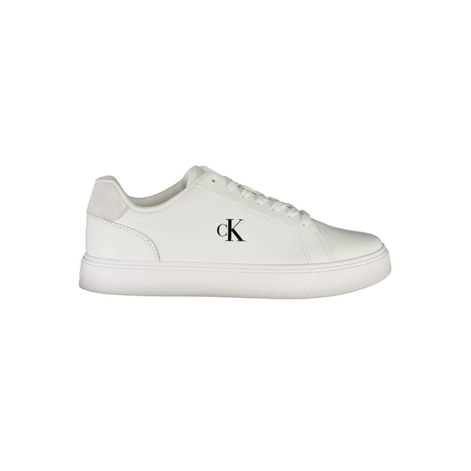 Calvin Klein Bianco Polyurethaan Heren Sneaker