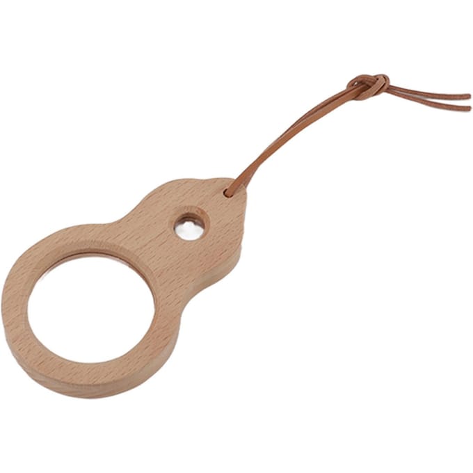 Houten Vergrootglas Klein Draagbaar Glad Stevig Multifunctioneel Houten Vergrootglas voor Boek