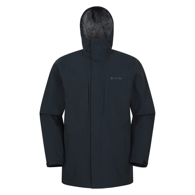 Mountain Warehouse Heren Ridge Waterdichte Jas (Marineblauw)