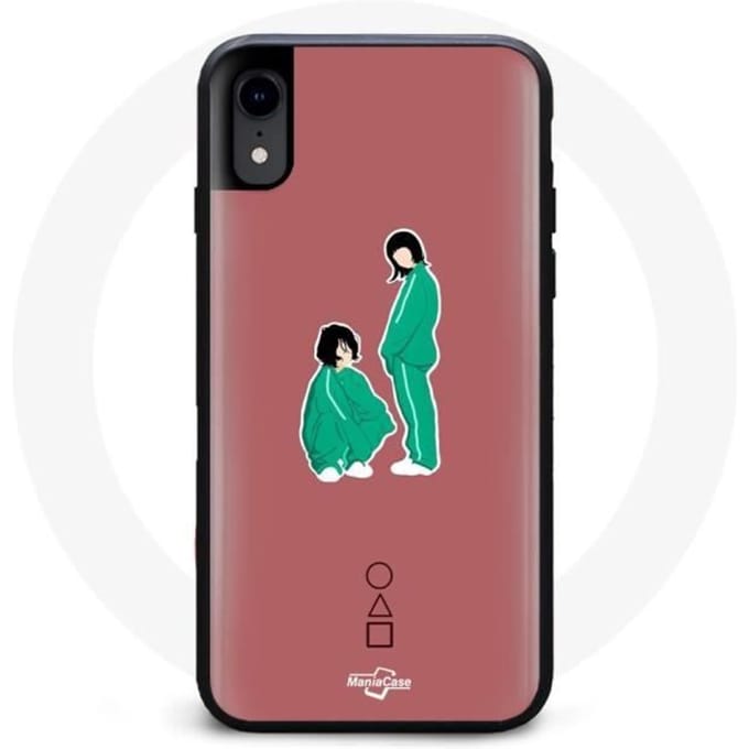 Coque - Maniacase - Iphone X - Squid Game - Noir - Souple - HD noir