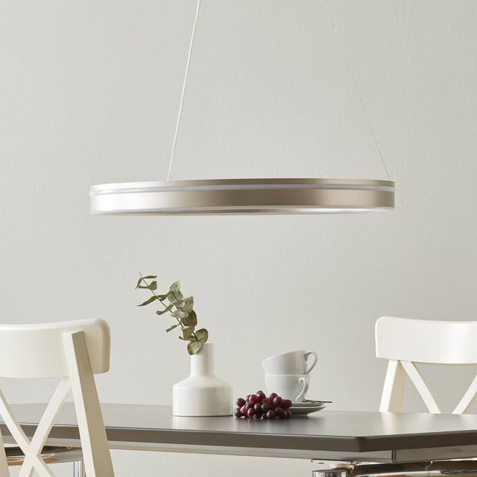 Q-Smart-Home Paul Neuhaus Q-VITO LED hanglamp 59cm staal